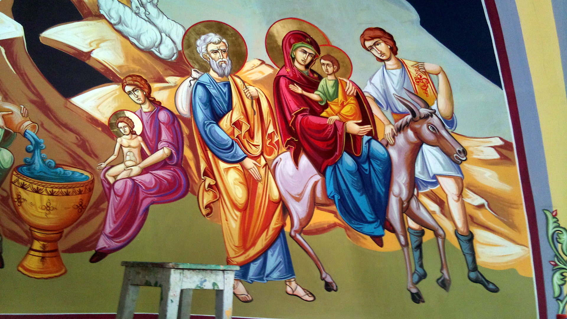 Religious Paintings Church Wall Murals Wallpaper